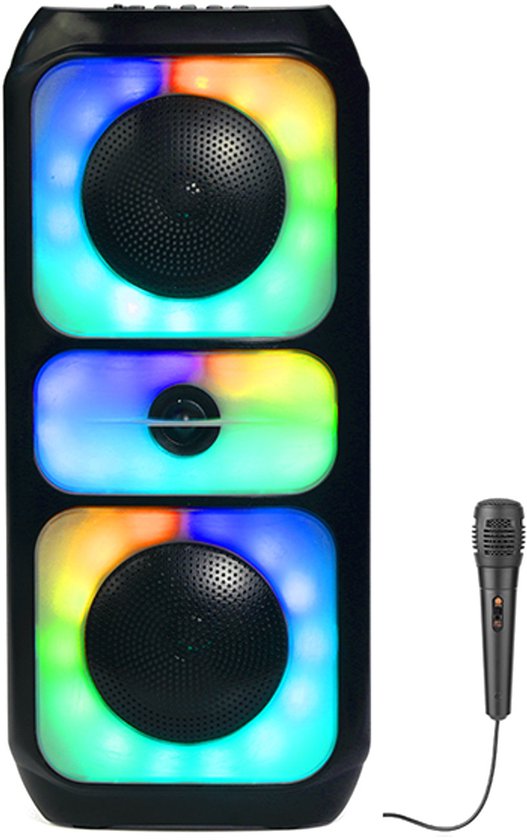 Tracer Powervox P2 TWS BT draadloze luidspreker met microfoon - Bluetooth 5.0 - karaokemodus - RMS-vermogen 20 W van Tracer