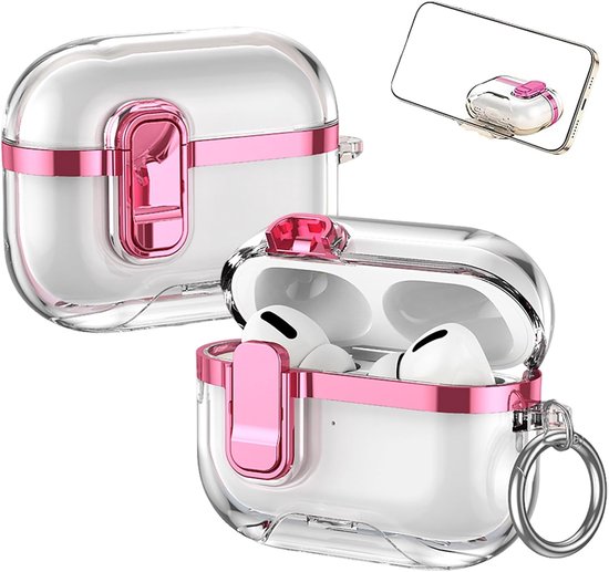 Transparant Hoesje voor AirPods Pro 3 DDT Roze