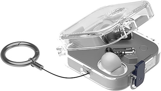 Transparante beschermhoes, compatibel met Nothing Ear (3), ultradun, TPU-hoes, valbescherming, draagbaar, transparant