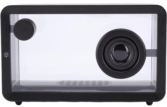 Transparante Bluetooth-luidspreker - Draagbare speaker - Voor muziek streamen - Dynamische RGB-verlichting - 12 uur speeltijd - Transparant