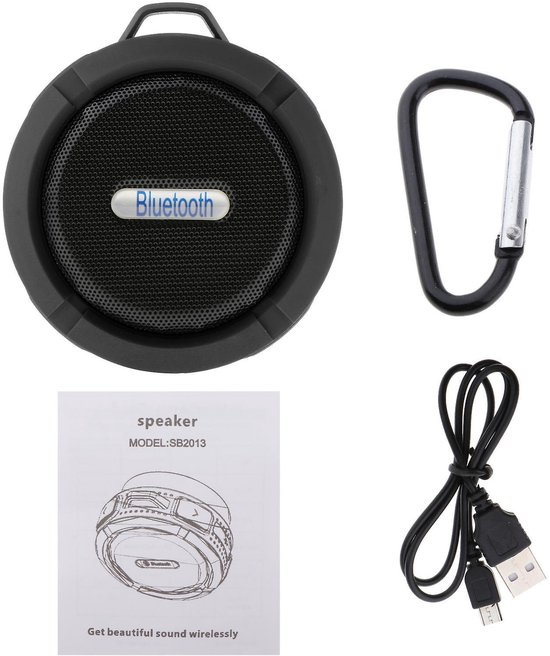 Treatments® Waterdichte bluetooth speaker met ontspannende muziek van Merkloos