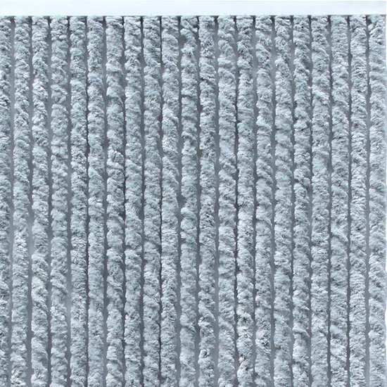 Trente - Vliegengordijn Kattenstaart - Kunststof - Grijs - 90 x 220 cm van T