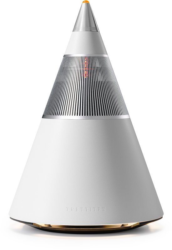 TRETTITRE TreSound1 Snow Peak - Concrete - 3-weg Hi-Fi bluetooth speaker - 120W - wit beton