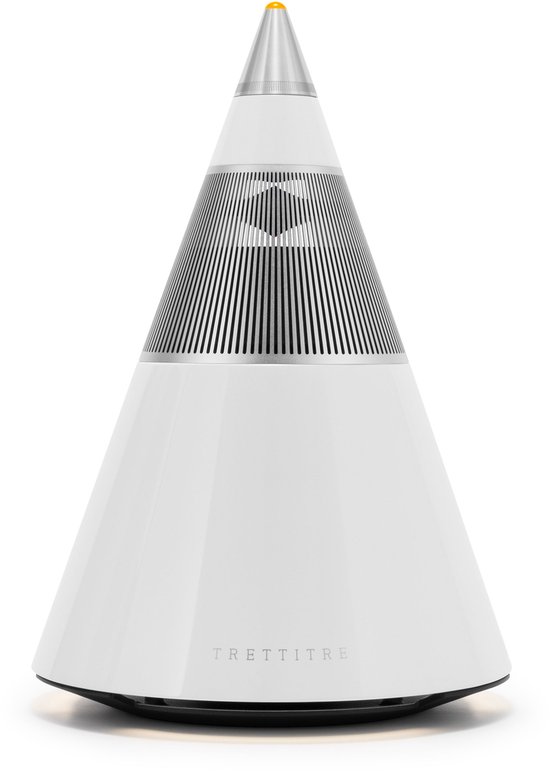 TRETTITRE TreSound1 Snow Peak - Wood - 3-weg Hi-Fi bluetooth speaker - 120W - witte pianolak