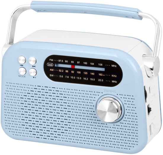 Trevi RDA 70 BR Draagbaar Analoog Blauw van Trevi