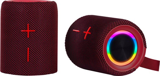 Trevi XR 8A44 DOUBLE Draadloze stereoluidspreker Rood 20 W van Trevi