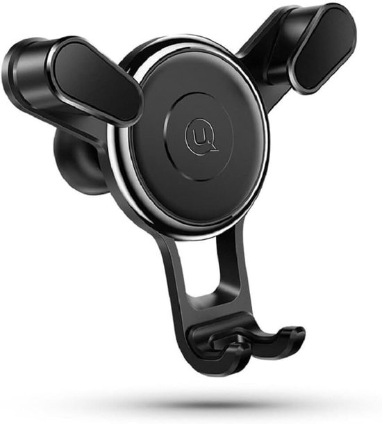 Triangle Universal Car Air Vent Phone Holder Stand Mount with Clip voor GONEX PACE 2 (2020) - Black