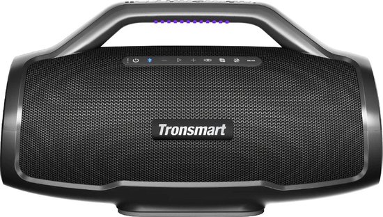 Tronsmart - Luidspreker- BluetoothLuidsprekers- Bluetooth Luidspreker Draadloos- Bluetooth Luidspreker Waterdicht- 130W- met 3-Weg geluidssysteem, gitaaringang en APP-bediening- Zwart Bang Max van Merkloos