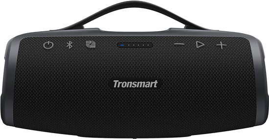 Tronsmart Mirtune S100 Bluetooth Speaker Portable Wireless Speaker with 50W Output, IPX7 Waterproof, APP Control, Built-in Powerbank & Retractable Handle, for Camping, Hiking, Halloween Gift
