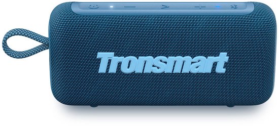 ​Tronsmart Trip 2 Portable Speaker 10W Enhanced Bass 20H Play IPX7 Waterproof Clip On Stereo Pair Voice Assistant​​ Blue van Tronsmart