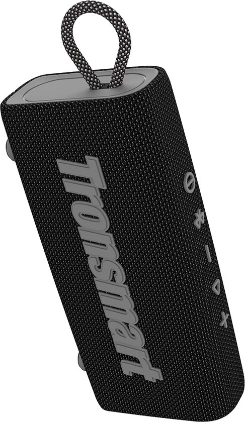 Tronsmart Trip black - draagbare bluetooth speaker (10W | 20uur afspeeltijd | IPX7 waterdicht | stereo paring) van Merkloos