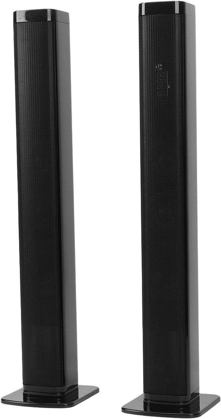 TV-luidspreker Soundbar - Home Cinema - Films Muziek Gaming - Afneembaar Ontwerp - 40 W 2.1 Kanaals - Zwart