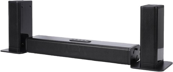 TV Sound Speaker - Soundbar Luidspreker - Home Theater - Afneembaar 3-in-1 Ontwerp - 100W - Zwart