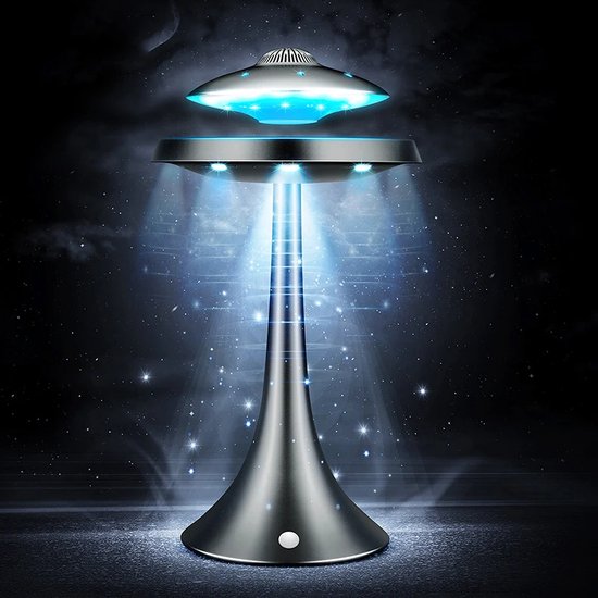 UFO Speaker – Magneetleviterende Bluetooth Speaker met RGB Kleurenlamp en Muziekspeler, 3D Levitatie en High-Definition Geluid van Ctronics