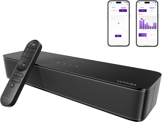 ULTIMEA 2.1 Soundbar voor TV – met ingebouwde Subwoofer, App-besturing van Ultimea