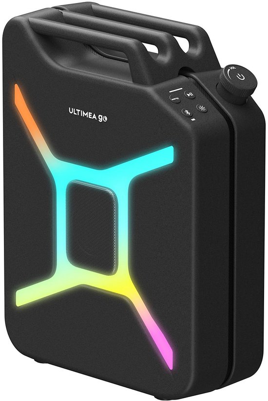 ULTIMEA Go - 360° Surround, RGB-verlichting, Draagbaar Partyspeaker Zwart van Merkloos