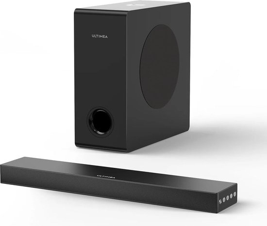 Ultimea - Nova S50 - Soundbar - 2.1 Soundbar voor TV - Luidsprekers - Luidsprekerkabels - Speaker - 190W - 87dB - 45Hz-20KHz - Zwart van Ultimea