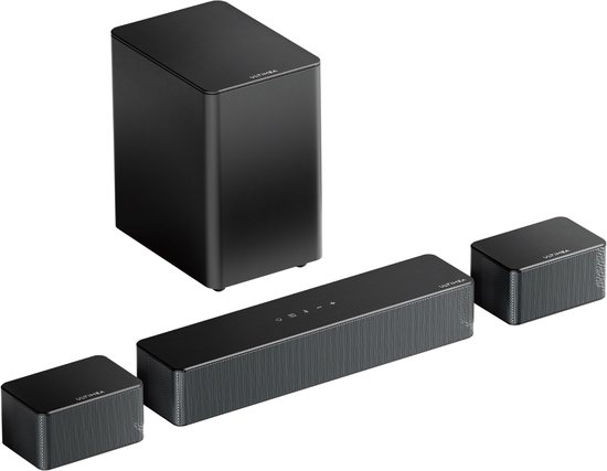 ULTIMEA Poseidon D50 – 5.1 Soundbar met Subwoofer – 320W Home Theater Surround Systeem – Bluetooth 5.3 – Zwart van Merkloos