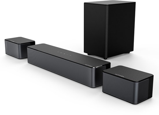 ULTIMEA Poseidon D50 5.1‑kanaals soundbar met draadloze subwoofer - Zwart van Merkloos