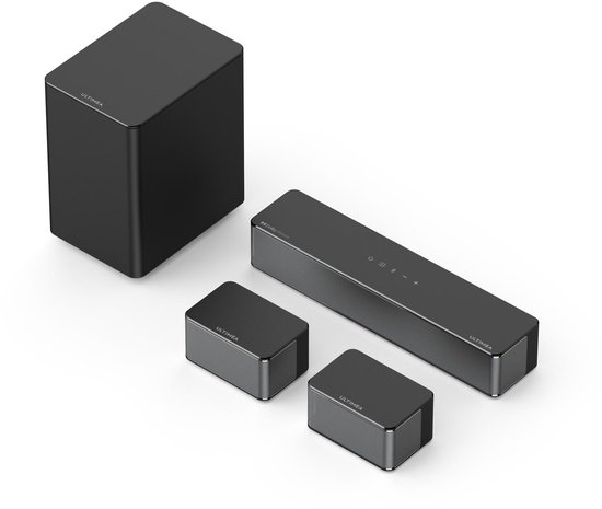 ULTIMEA Poseidon D60 5.1 Soundbar - Soundbar voor Tv-Soundbars -Zwart van Merkloos