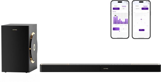 ULTIMEA Skywave F30 Boom _ 3.1.2ch Sound Systeem met Dolby Atmos Soundbar Zwart