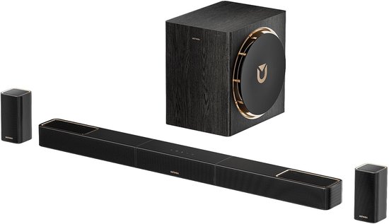 ULTIMEA Skywave Series _ 5.1.4 Systeem met Dolby Atmos Soundbar Zwart van Merkloos