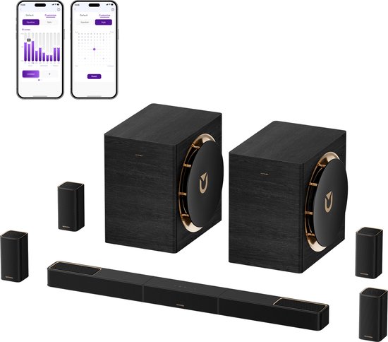 ULTIMEA Skywave X100 Dual - 9.2.6 Soundbar - Zwart