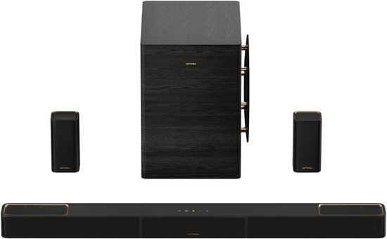 ULTIMEA Skywave X70 - 7.1.4 Dolby Atmos Soundbar, 10" Subwoofer&2 Draadloze Surround Speakers van Ultimea