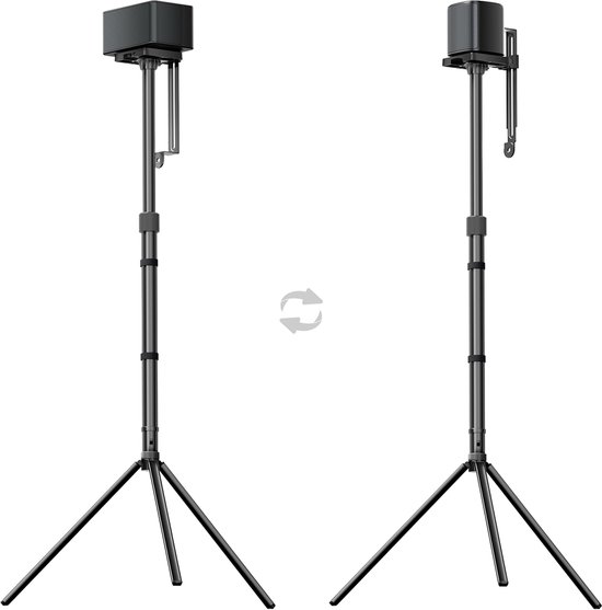 ULTIMEA Steady 310 in hoogte verstelbare luidsprekerstandaards van 62 cm tot 93 cm voor Poseidon- en Aura-serie surroundluidsprekers met een draagvermogen tot 3 kg van Ultimea
