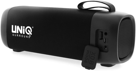 UNIQ Accessory Berlin Bluetooth Speaker - MP3 - USB - Radio - AUX - Zwart van UNIQ Accessory