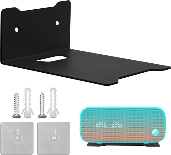 Universal Monitor Speaker Holder, Soundbar for Bar, Cinema, Home, TV, Black, 14.5 x 12 x 6 cm - ShopVlot