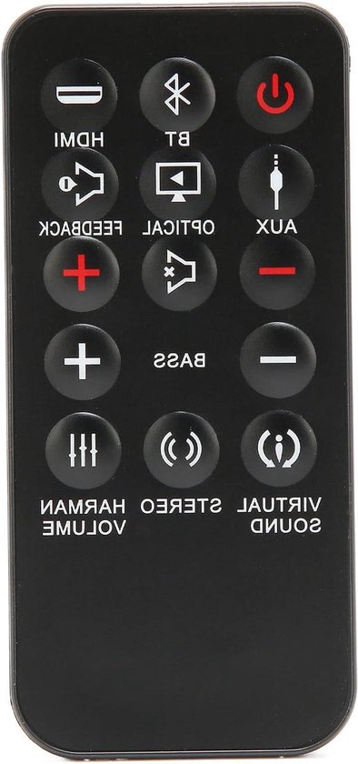 Universele Afstandsbediening Vervanging voor Cinema Soundbar SB250 - Volledige Functie - Soundbar Afstandsbediening Vervanging - HTML Content toegevoegd . van Merkloos