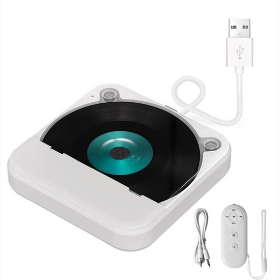 Universele externe auto-cd-speler - Draagbare cd-speler met AUX-kabel, aan te sluiten op de USB-poort van de auto, verliesvrije verbinding