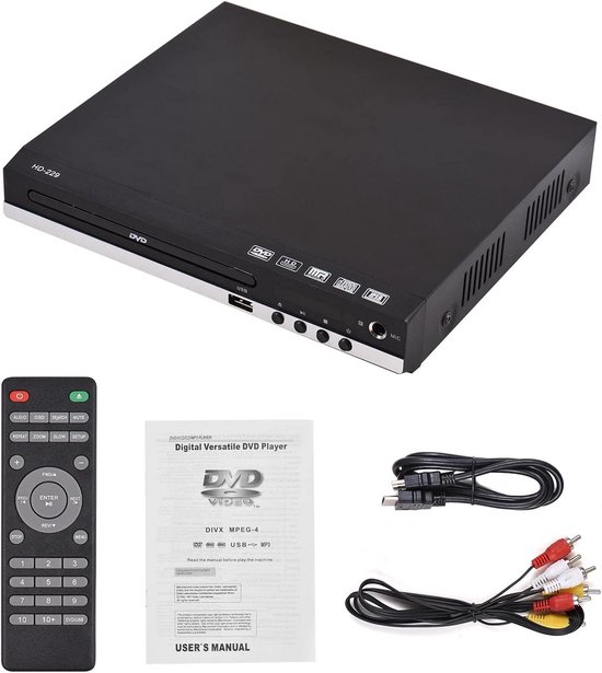 Universele HD DVD/CD Speler met Afstandsbediening en USB-poort