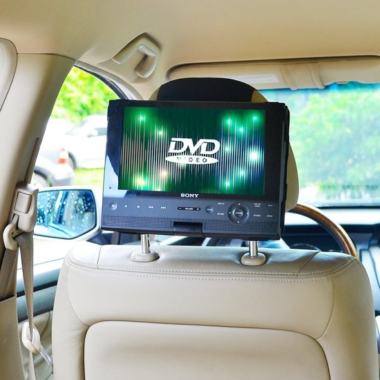 Universele Hoofdsteun Houder voor 10 inch DVD-speler - Draaibaar en Flip | Autohouder voor Achterbank