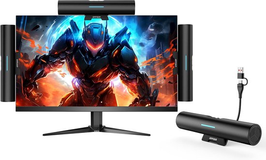 Universele USB/Type-C Soundbar voor Desktop en Laptop van Merkloos