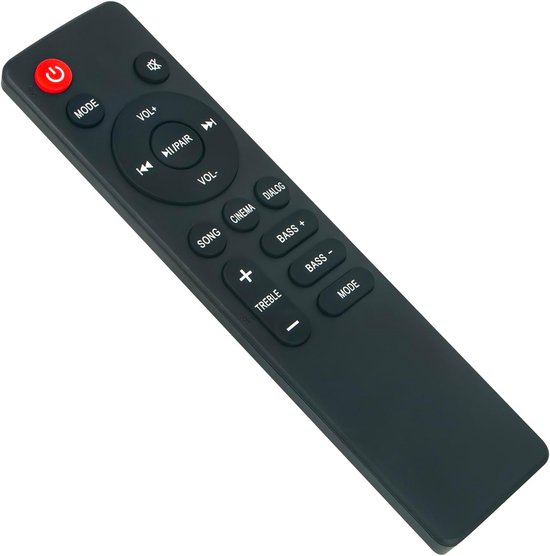 Universele Vervangende Afstandsbediening voor Soundbar Speaker - Direct Klaar voor Gebruik van Universele