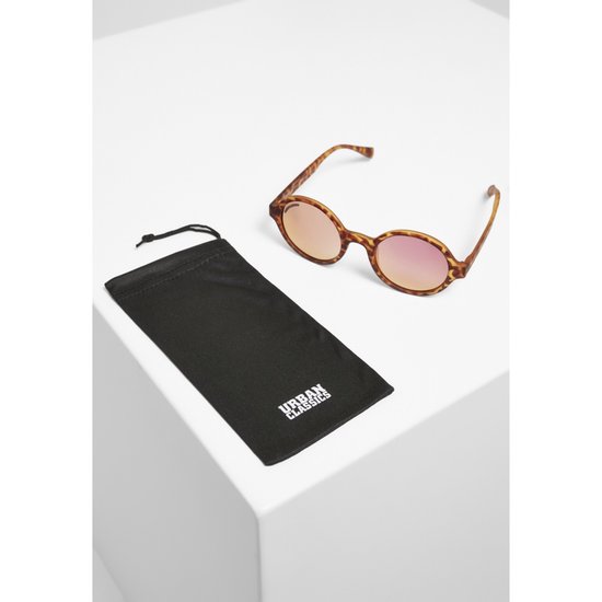 Urban Classics - Sunglasses Retro Funk UC brown leo/ros one size Zonnebril - Bruin/Roze