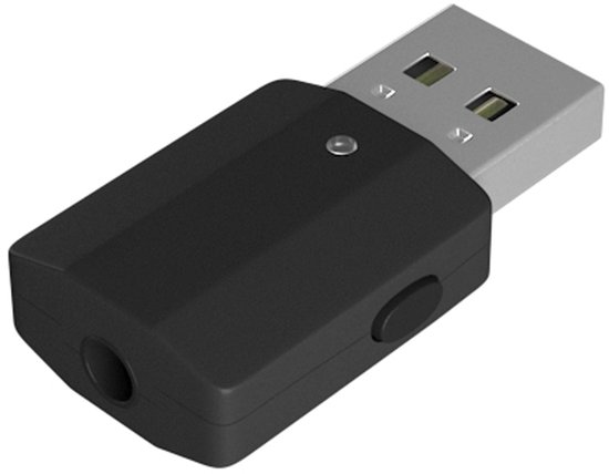 USB Bluetooth 5.0 Audio Adapter - 2-in-1 Transmitter en Receiver - zender en ontvanger - Inclusief 3.5mm AUX Kabel - Voor o.a. PC, TV en Speakers - zwart van Merkloos