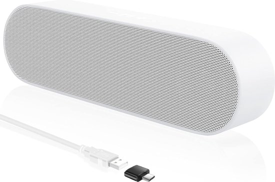 USB Computerluidspreker met Deep Bass en Mute Knop voor Desktop en Laptop