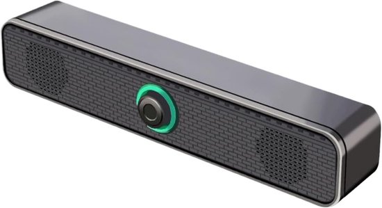 USB Computerluidspreker Soundbar met Diepe Bass voor Laptop, PC, TV en Monitor