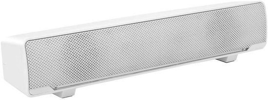 USB Soundbar - PC Speaker - Muziek Luisteren - 3D Stereo Geluid - 32 cm Lang - Wit