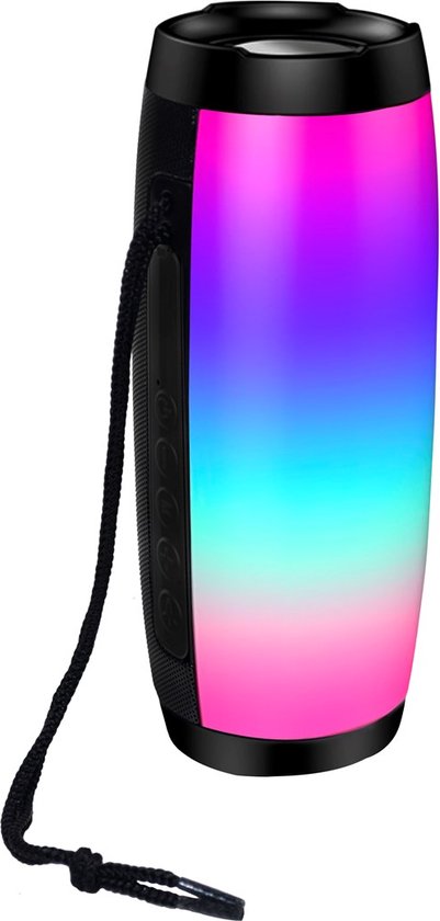 Vakoss draadloze luidspreker, Bluetooth, SD, USB, AUX, FM-radio, achtergrondverlichting, SP-B2862K van Vakoss