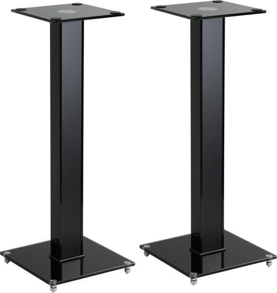 VDD - Speakerstandaard Universeel - Speaker Standaard - Luidspreker Standaard - Speaker Statief - Luidsprekerstandaard - Speaker Beugel - Luidspreker Beugel - Set van 2 - Zwart - Universeel van Merkloos
