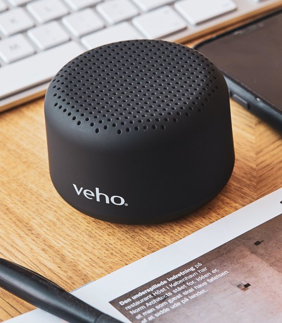 Veho M3 Portable Draadloze Bluetooth Speaker met Twin Pair Mode van Veho