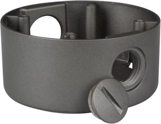 Velleman Montagebeugel voor beveiligingscamera, geschikt voor CAMTVI7N1 en CAMCOLD25, lichtgewicht, Ø 92 x 43 mm, eenvoudige installatie, wit van Velleman