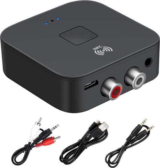 Veltro® Bluetooth Transmitter - Bluetooth Receiver - Adapter - Zwart van Veltro