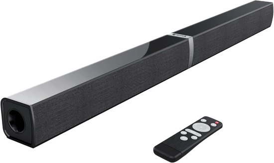Verstelbare Soundbar - TV Speaker Set - Thuisbioscoop Ervaring - Splitsbaar in 2 delen - 10 Meter Bereik - Zwart