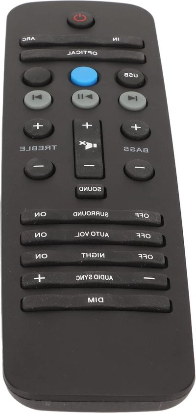 Vervangende Afstandsbediening voor Soundbar - Ergonomische Luidsprekerafstandsbediening - Compatibel met Fidelio HTL9100 HTL5120 HTL7180 - YKF297 006 . van Philips