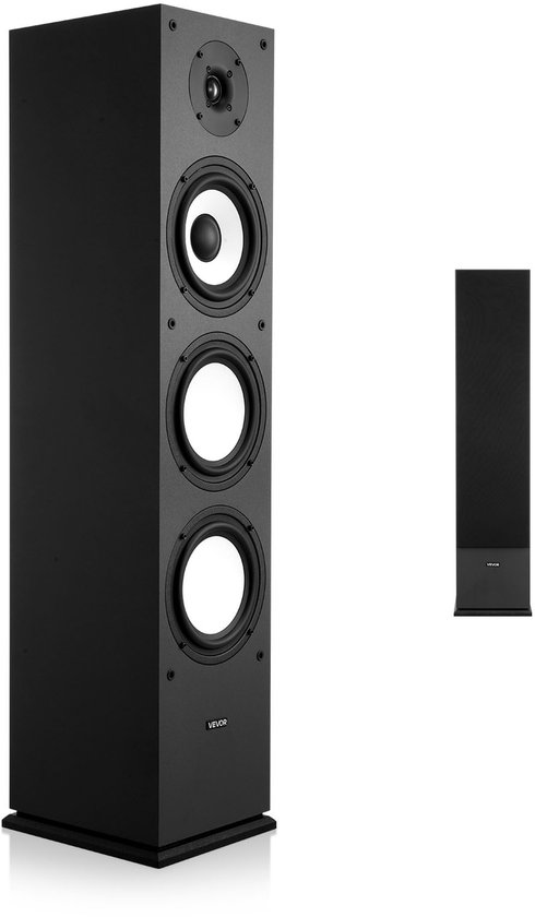 VEVOR Staande Luidspreker 2-Weg Systeem Hifi 200W 70Hz–20kHz 2,54CM Tweeter van Merkloos
